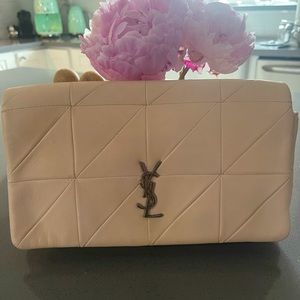 YSL pink leather bag
